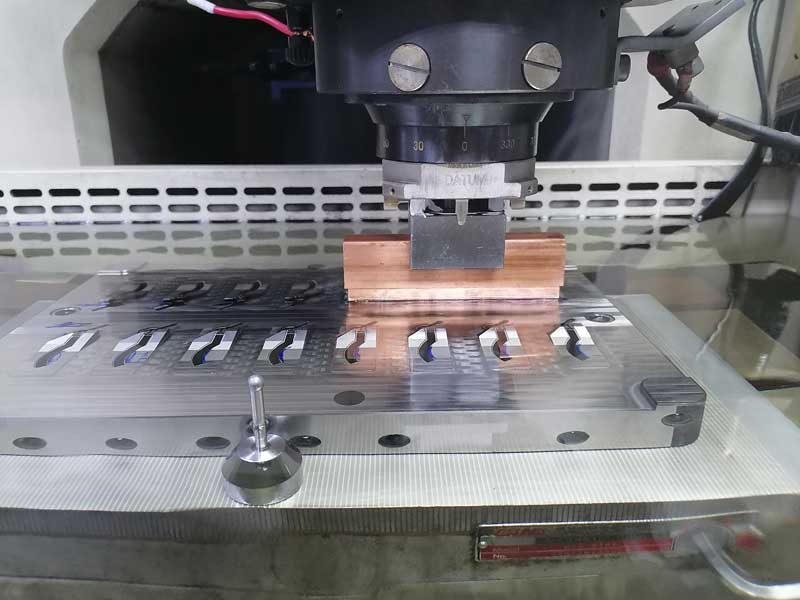 In electrical discharge machining